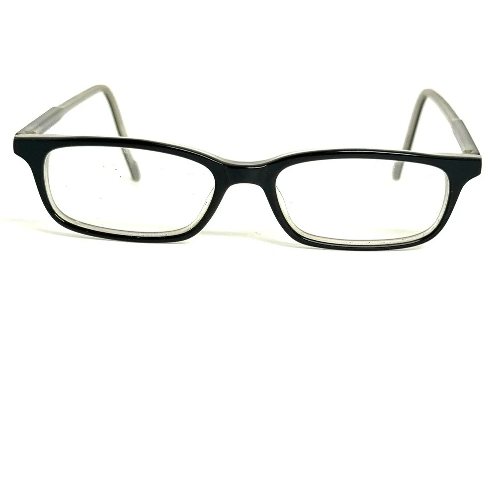 Jones New York JD106 266 Smoke Grey Black Rectangular Eyeglass Frames 50-15-140
